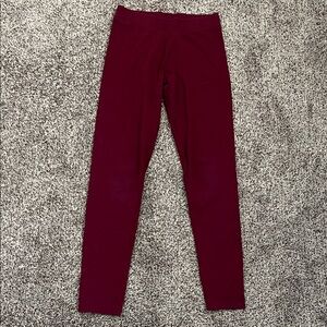 Primary Burgundy Kids Leggings